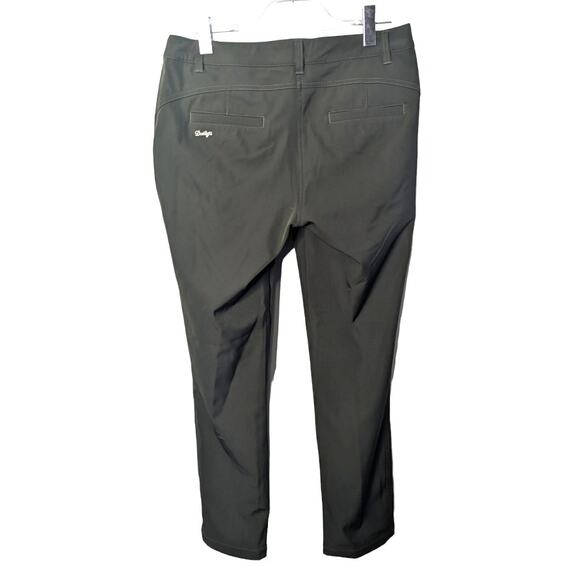 Daily Sports Irene Golf Thermo Pro Stretch Pants Army Green Size 10 32" - Picture 2 of 9